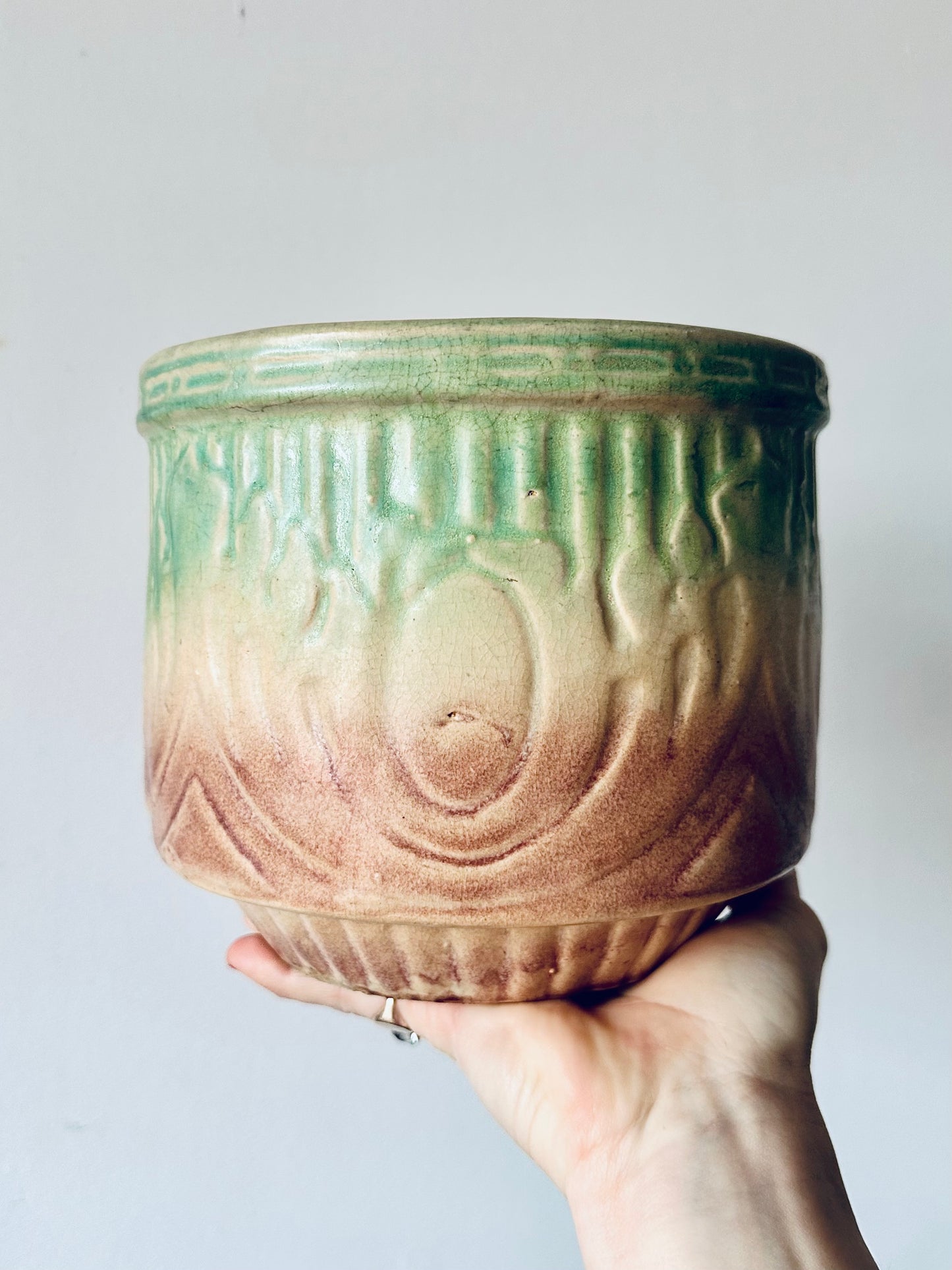 1920s McCoy Jardiniere ceramic planter