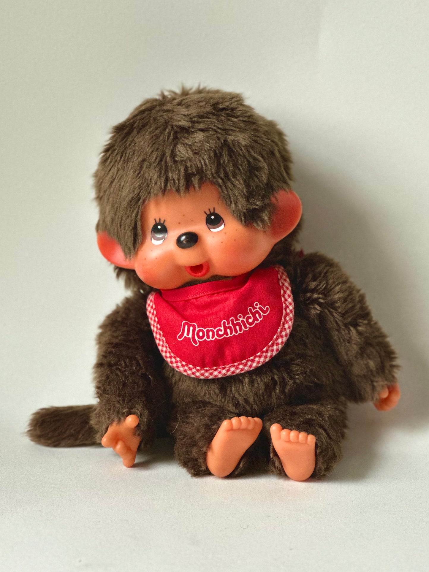 Vintage Monchhichi Monkey with bib