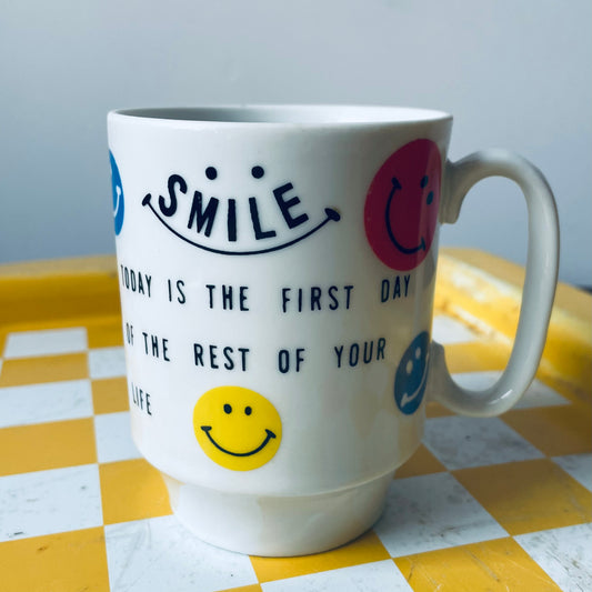 Vintage Smile Today Mug